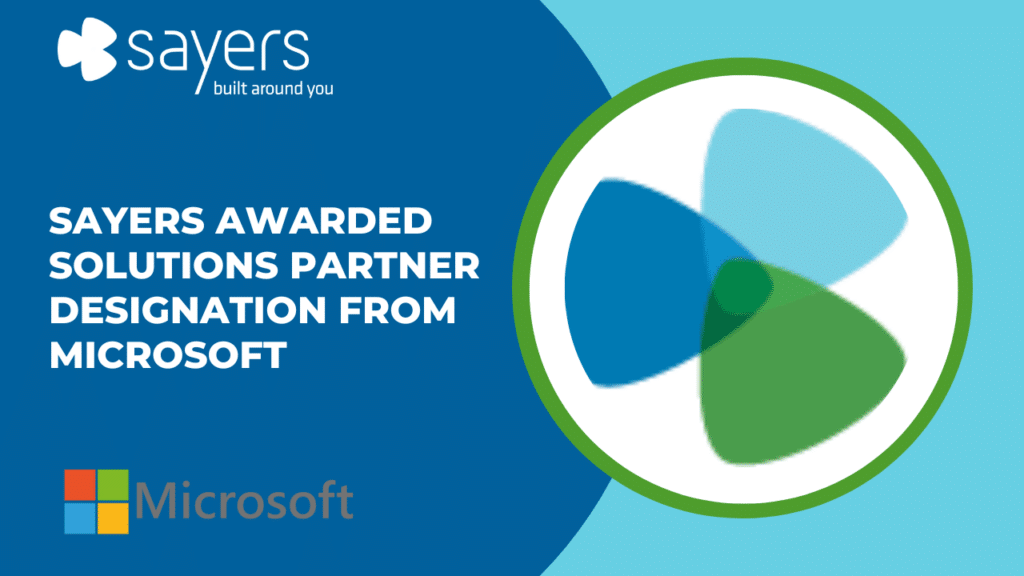 Sayers Achieves Solutions Partner Designation From Microsoft